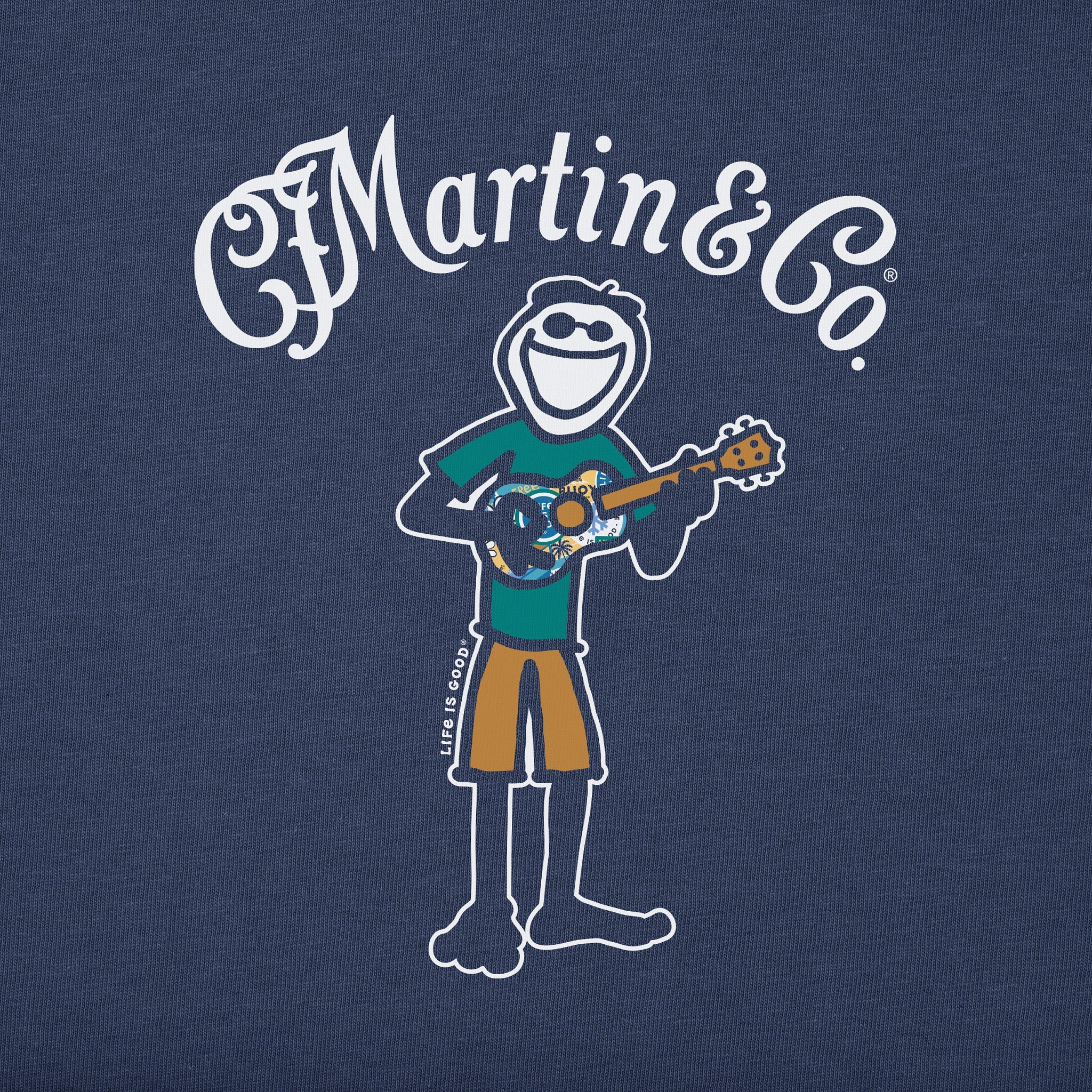 Women's Jake Martin Guitar Short Sleeve Crusher Tee