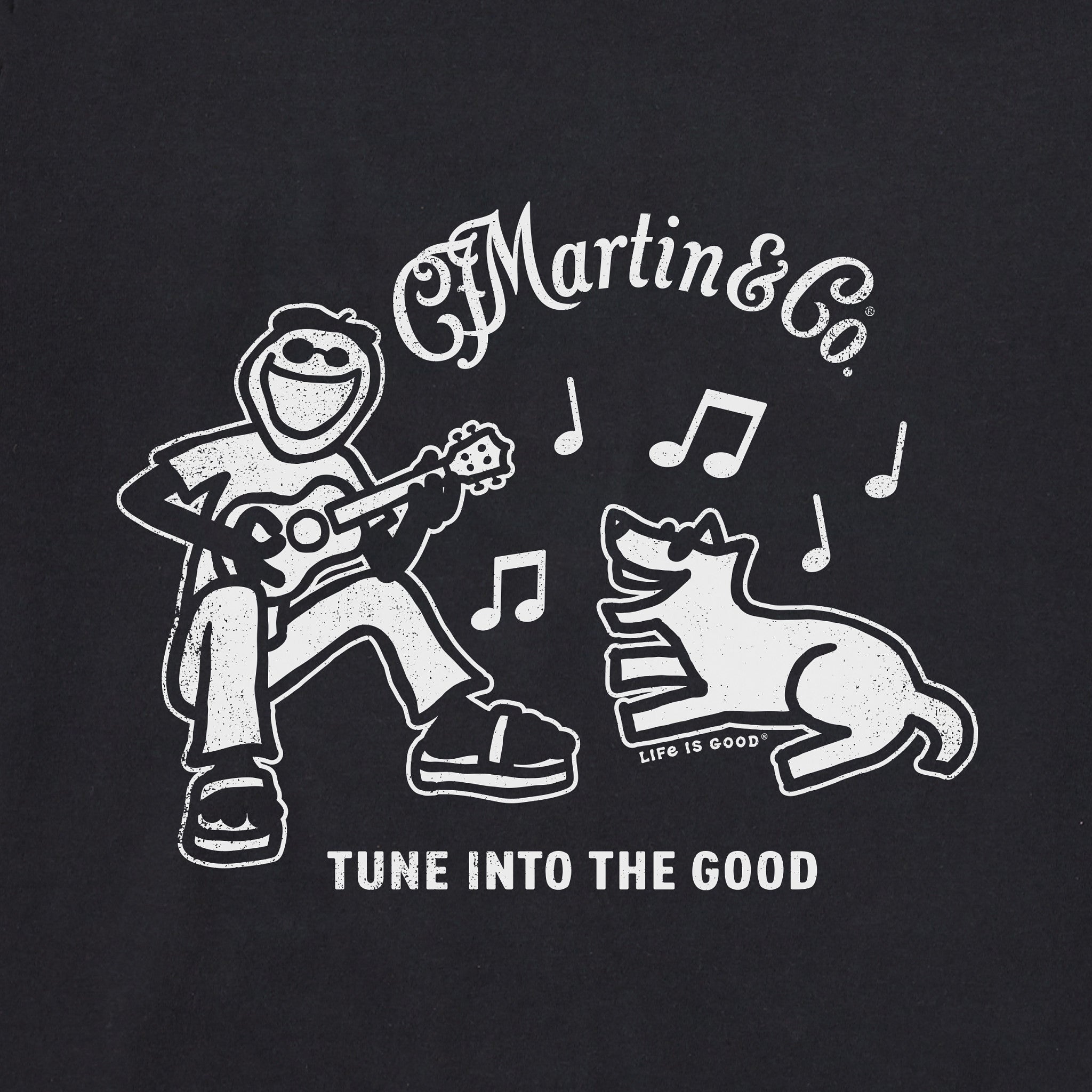 Men's Jake & Rocket Martin Guitar Short Sleeve Crusher Tee
