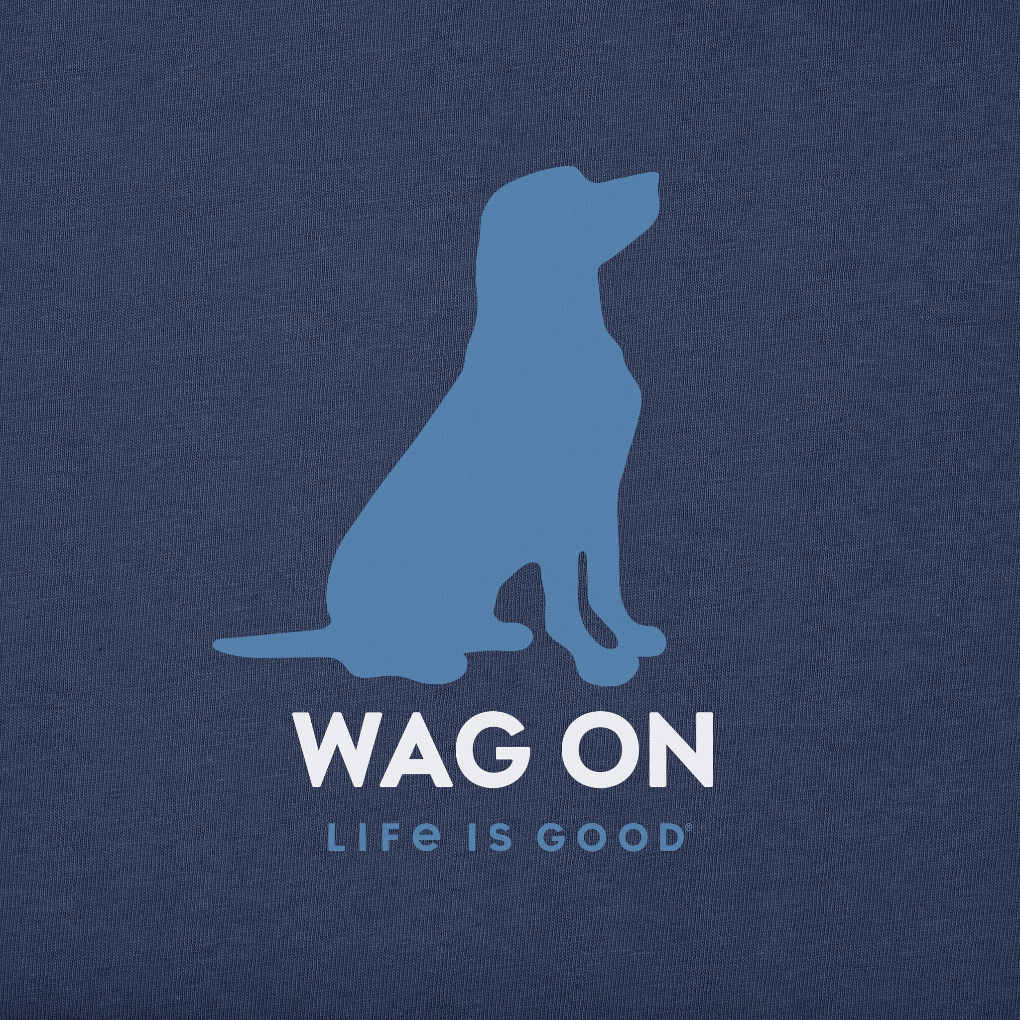 Men's Wag On Lab Short Sleeve Crusher Tee