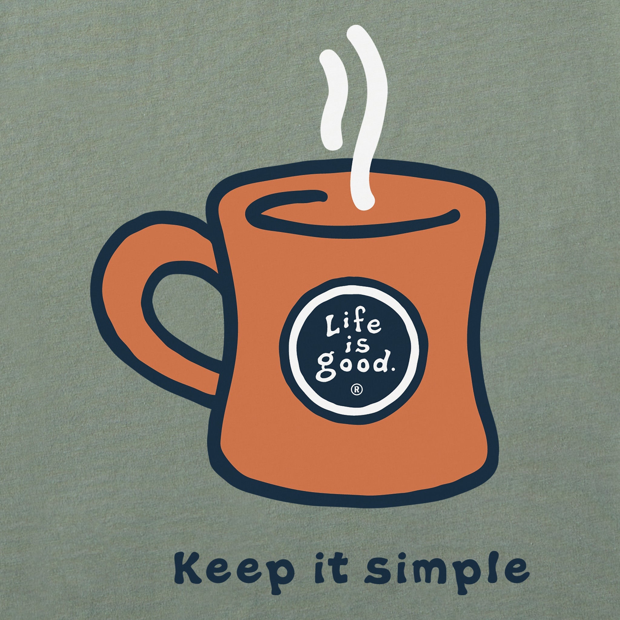 Women's Keep It Simple Mug Short Sleeve Crusher Tee
