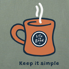 Women's Keep It Simple Mug Short Sleeve Crusher Tee