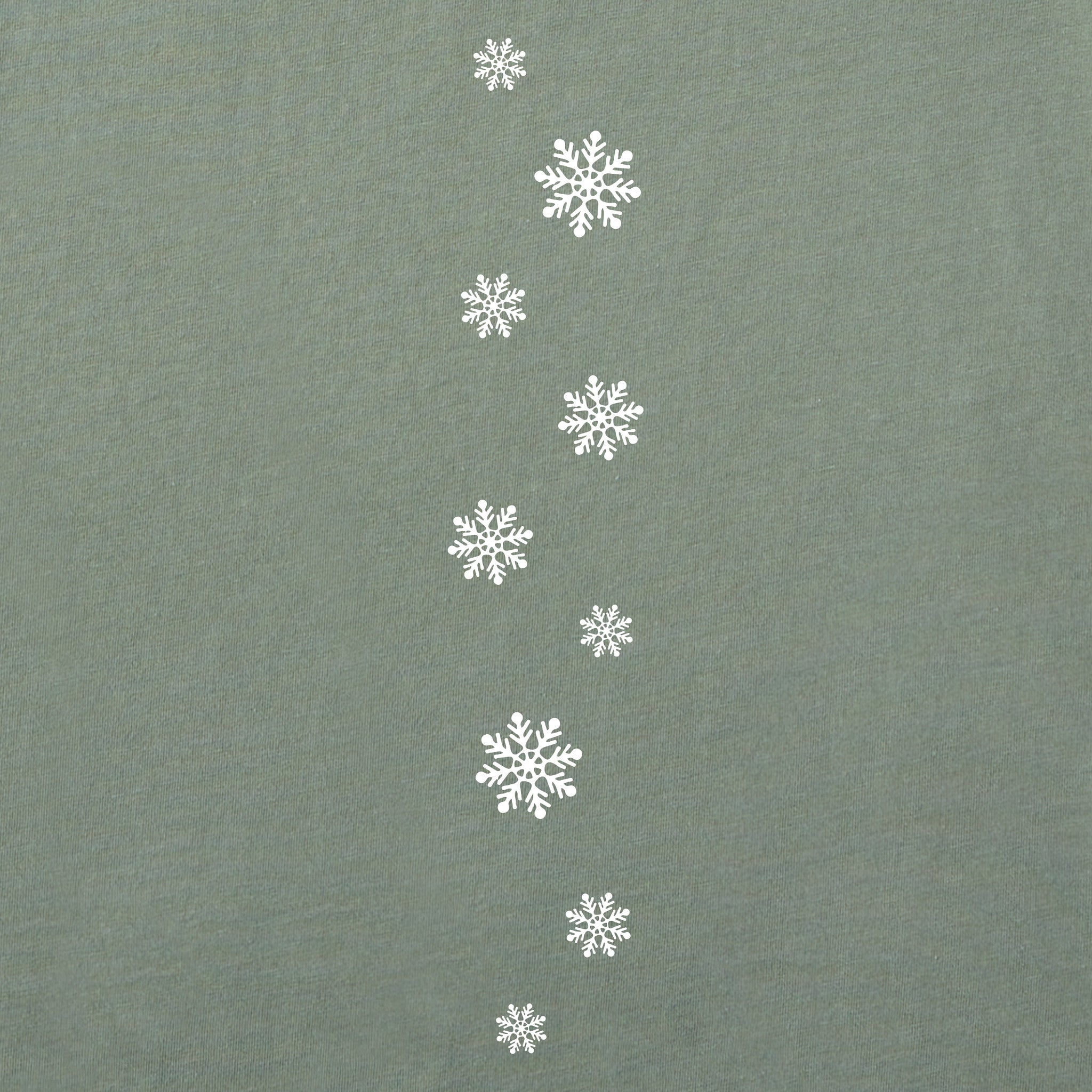 Women's Grinch Peace Love Joy Snow Long Sleeve Crusher Tee