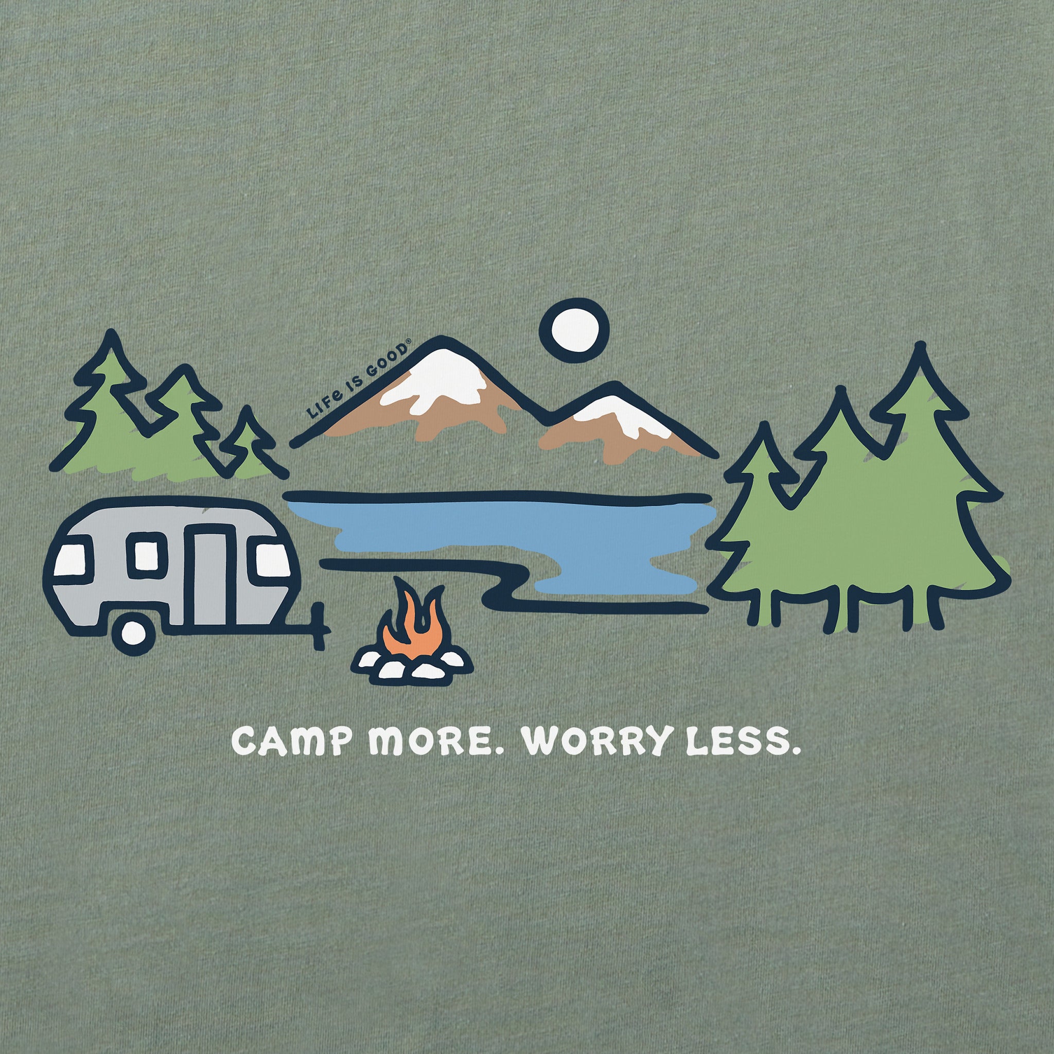Women's Camp More Lakeside Camper Short Sleeve Tee