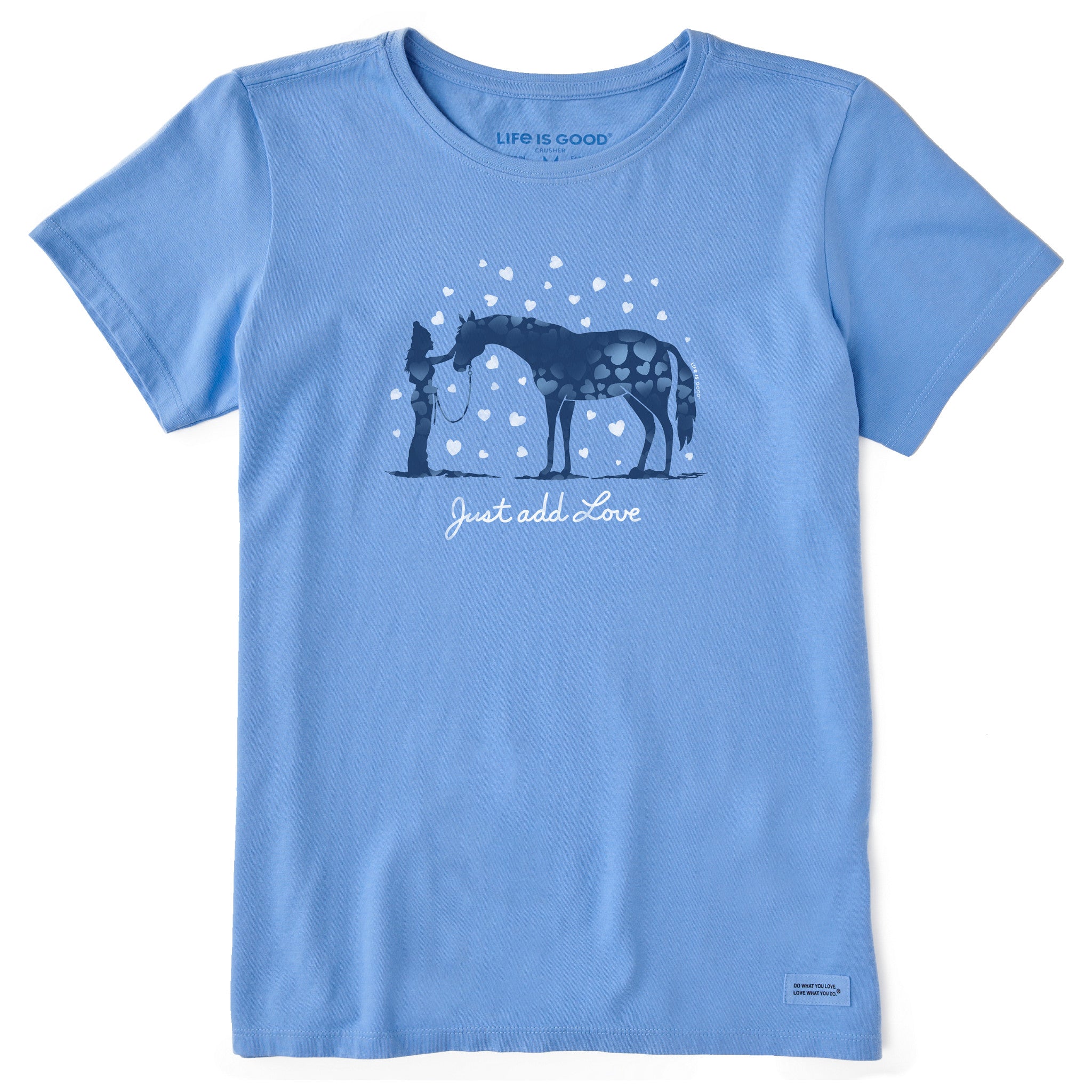 Women's Just Add Love Horse Short Sleeve Tee