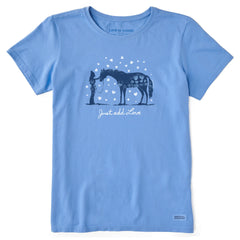Women's Just Add Love Horse Short Sleeve Tee