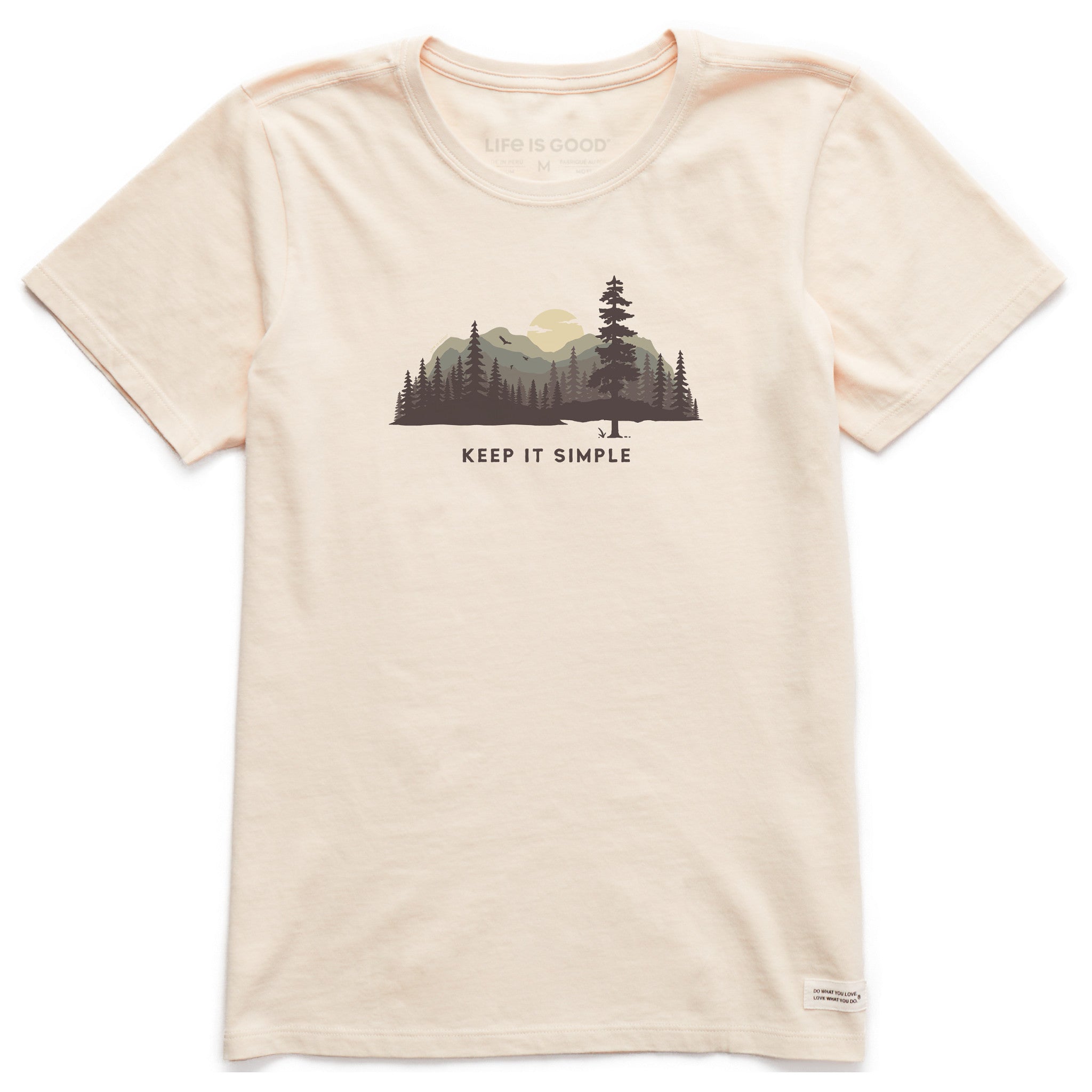 Women's Keep it Simple Evergreen Silo Short Sleeve Crusher Tee