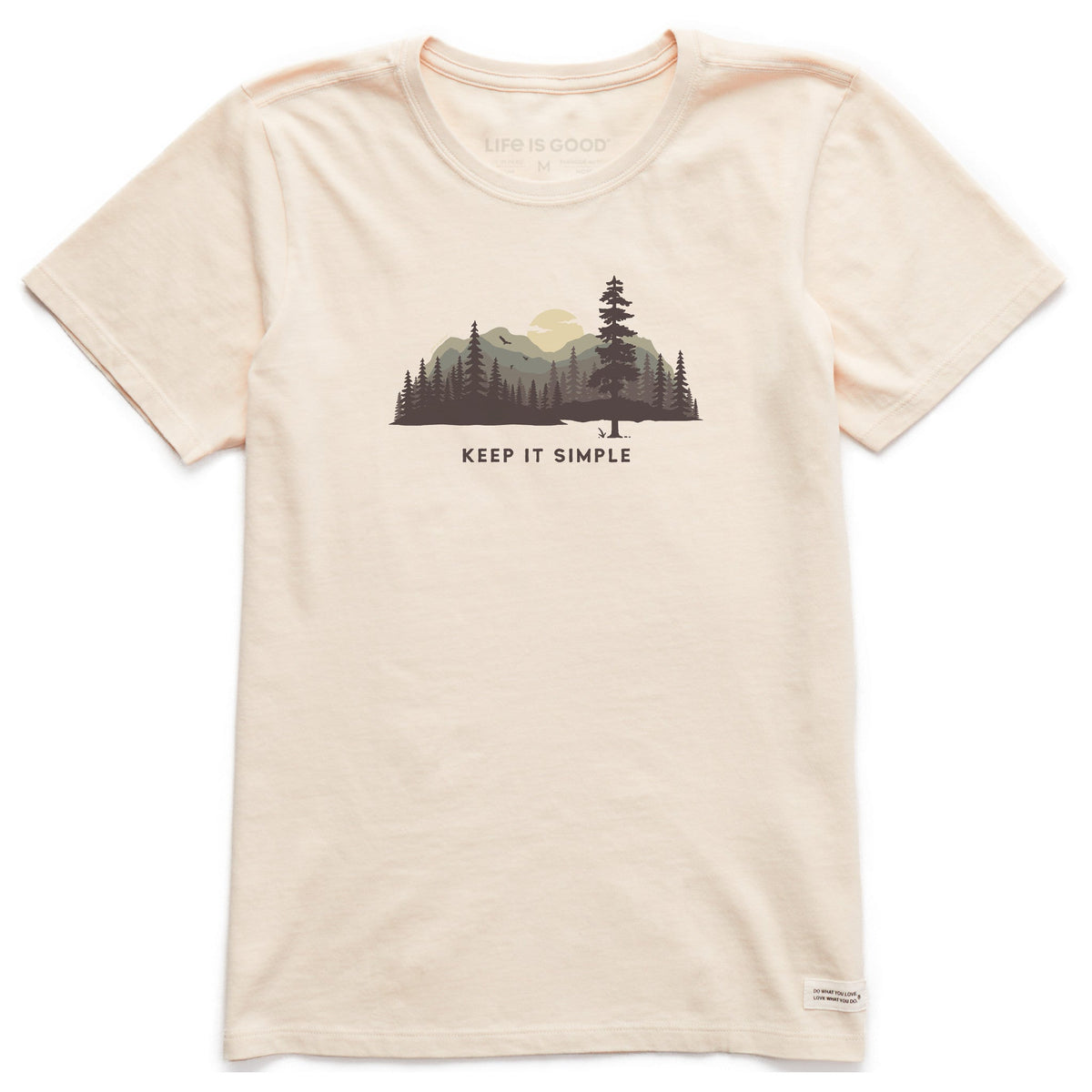 Women's Keep it Simple Evergreen Silo Short Sleeve Crusher Tee