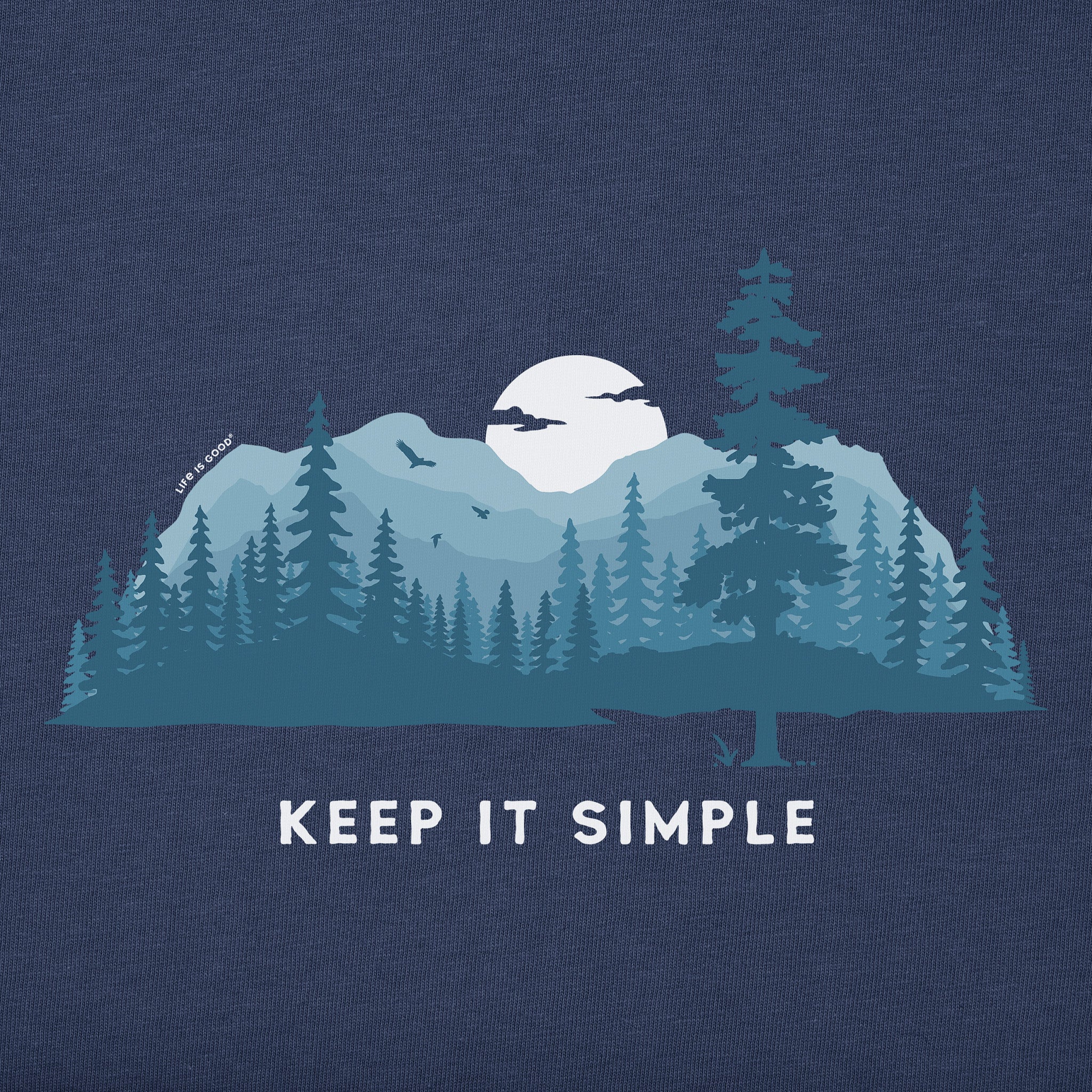 Women's Keep it Simple Evergreen Silo Short Sleeve Crusher Tee