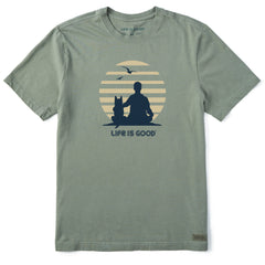 Men's 70's Retro Beach View Short Sleeve Tee