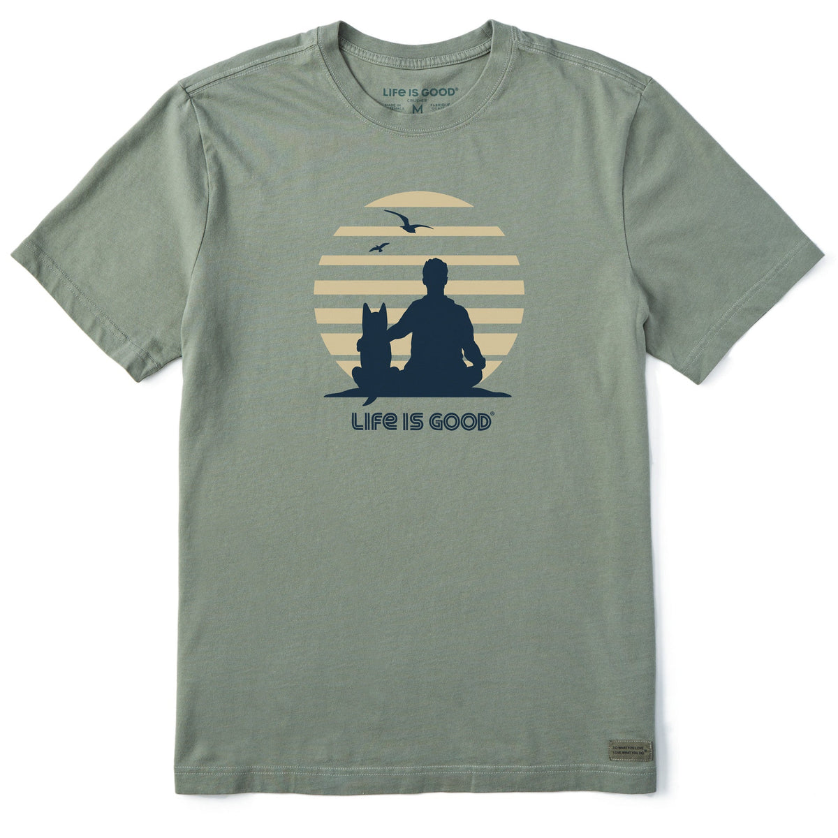 Men's 70's Retro Beach View Short Sleeve Tee