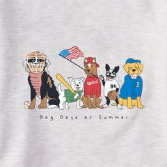 Women's Dog Days of Summer Baseball Simply True Fleece Hoodie