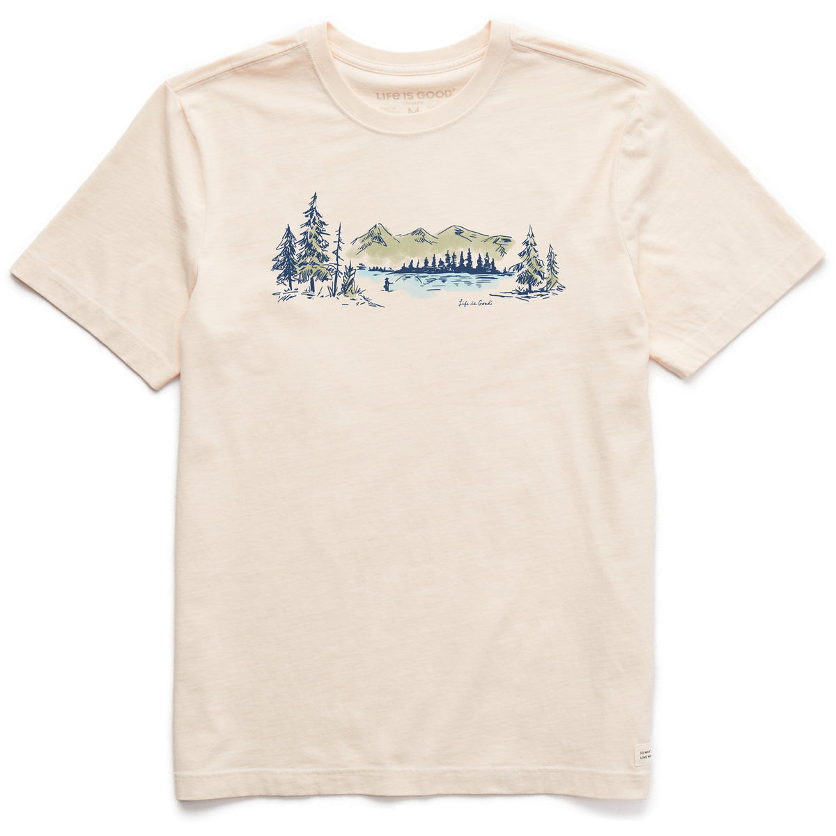 Men's Fly Fish Vista Short Sleeve Crusher Tee