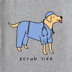 Men's Scrub Life Dog Short Sleeve Crusher Tee