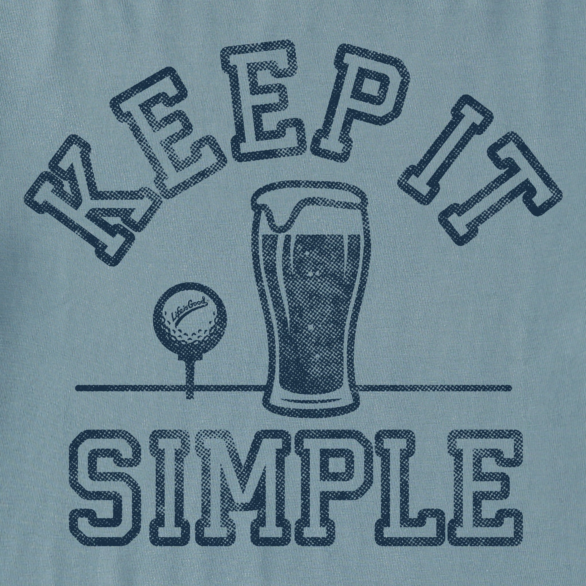 Men's Beer Golf Simple Simply True Fleece Crew