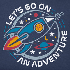 Kids Let's Go on an Adventure Short Sleeve Crusher Tee