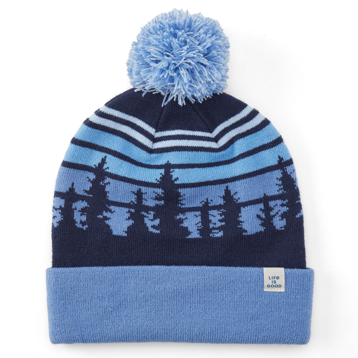 Adult Unisex Tree Striped Sky So Chill Beanie