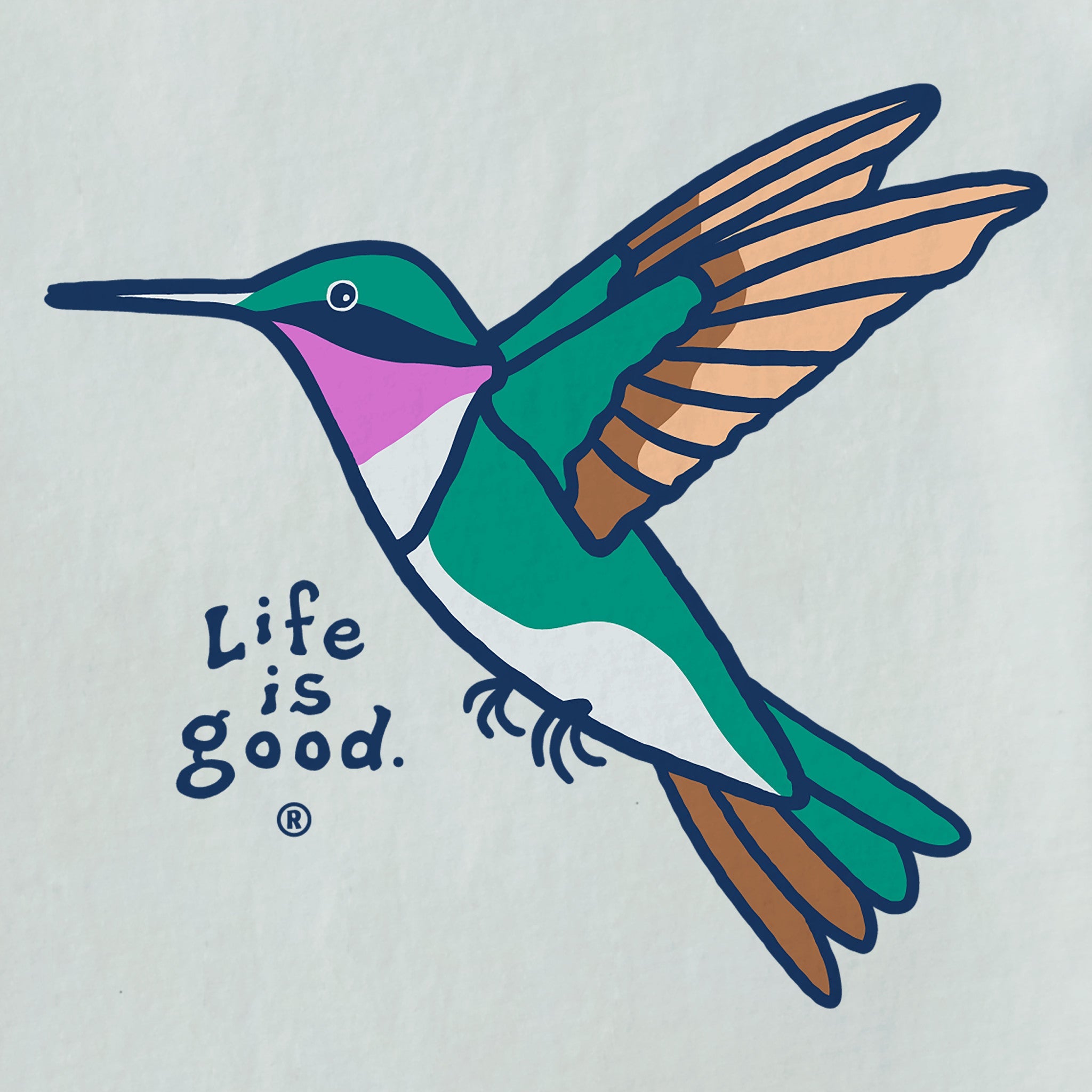 Women's Hummingbird Short Sleeve Vee