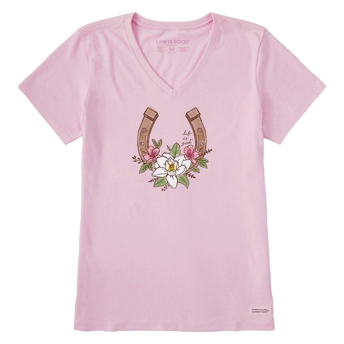 Women's Horse Shoe Magnolia Short Sleeve Crusher Vee