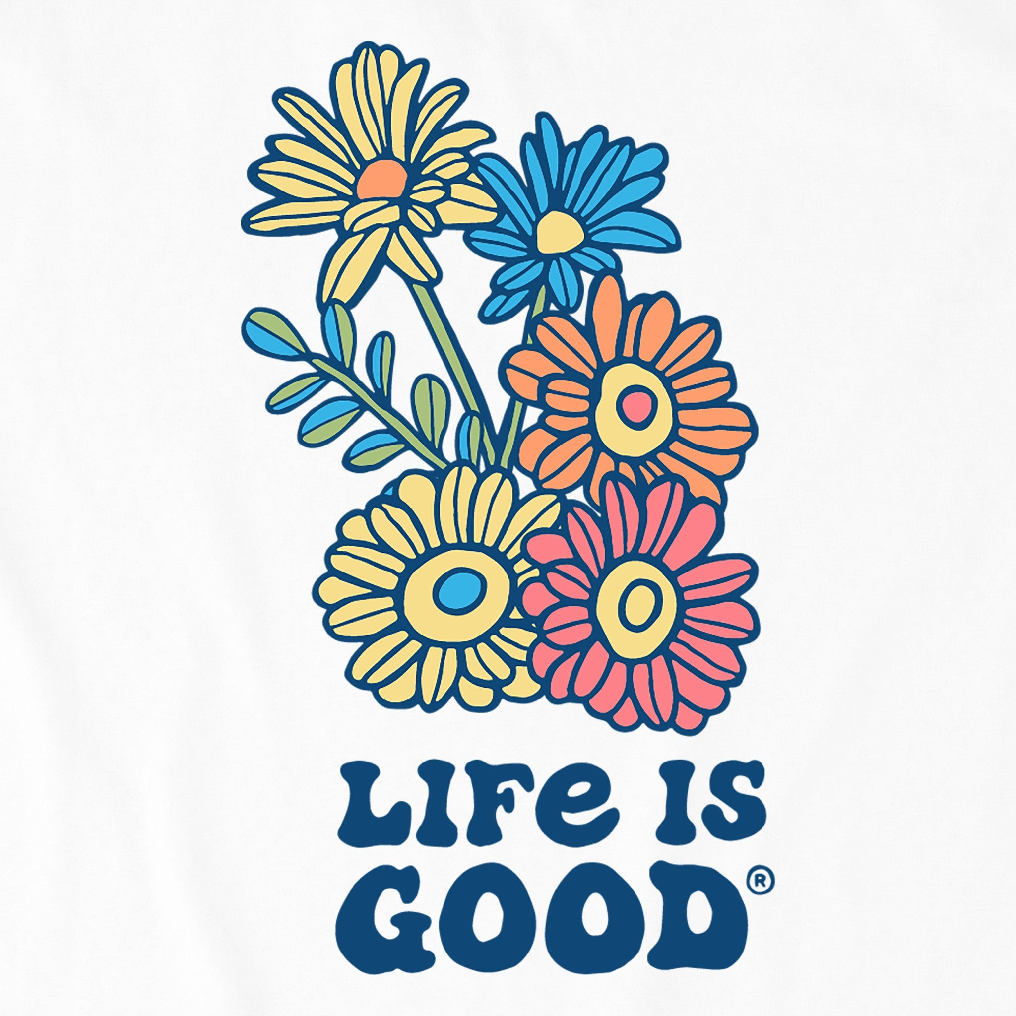 Women's Groovy Flowers Crusher Tank