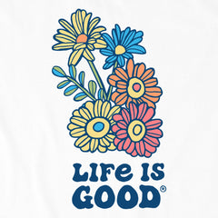 Women's Groovy Flowers Crusher Tank