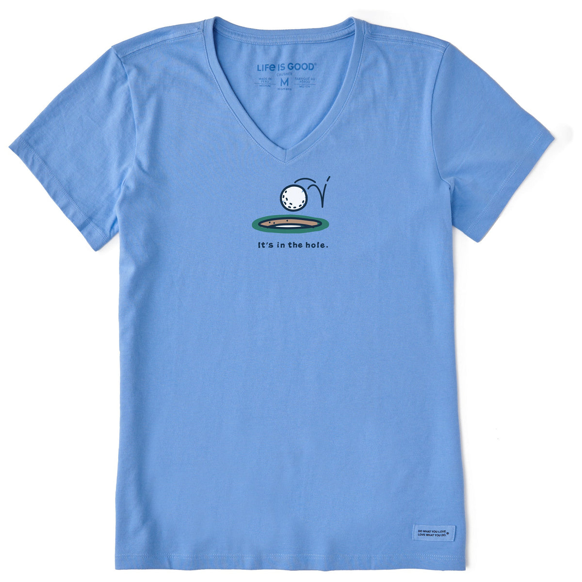 Women's It's in the Hole Golf Short Sleeve Crusher-LITE Vee