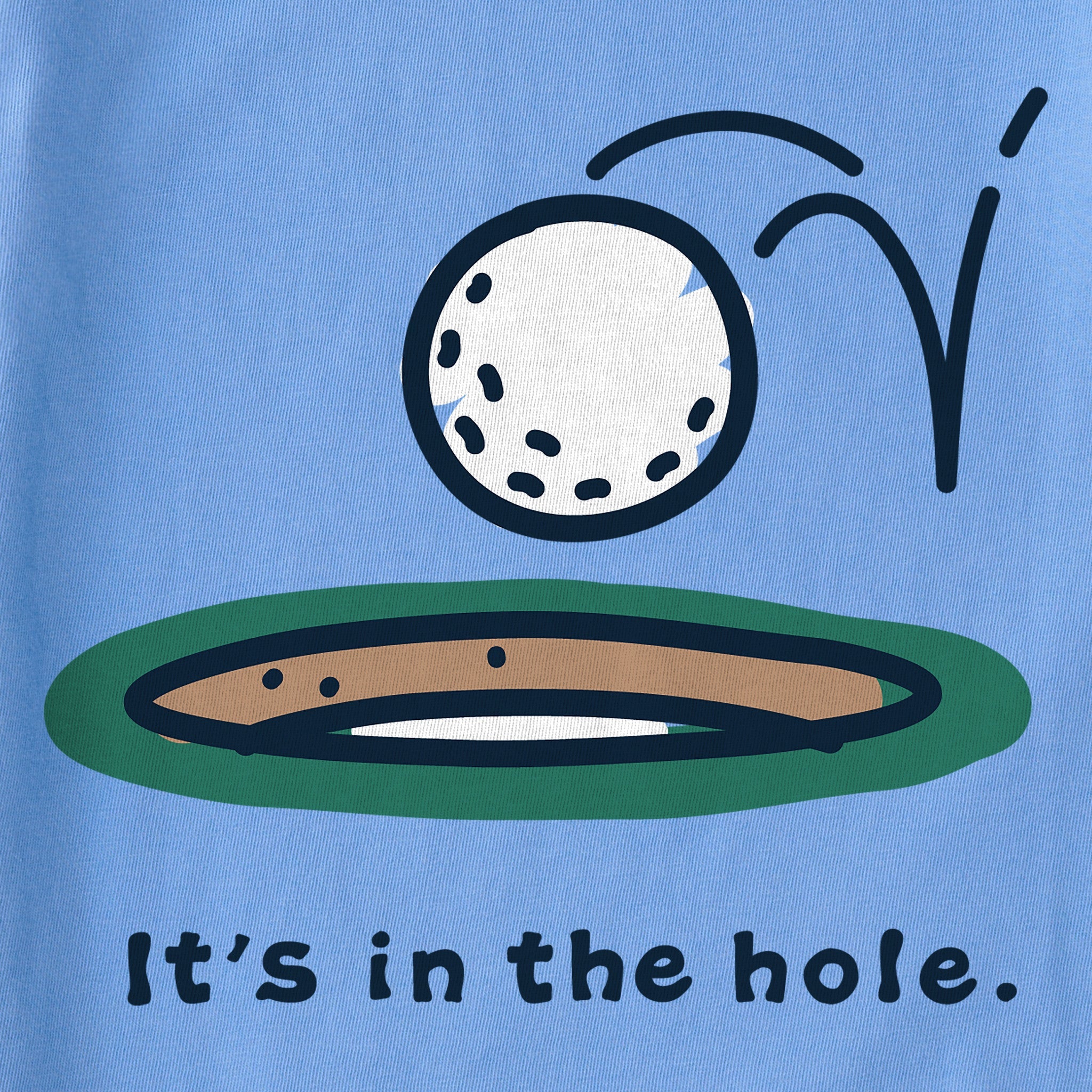 Women's It's in the Hole Golf Short Sleeve Crusher-LITE Vee
