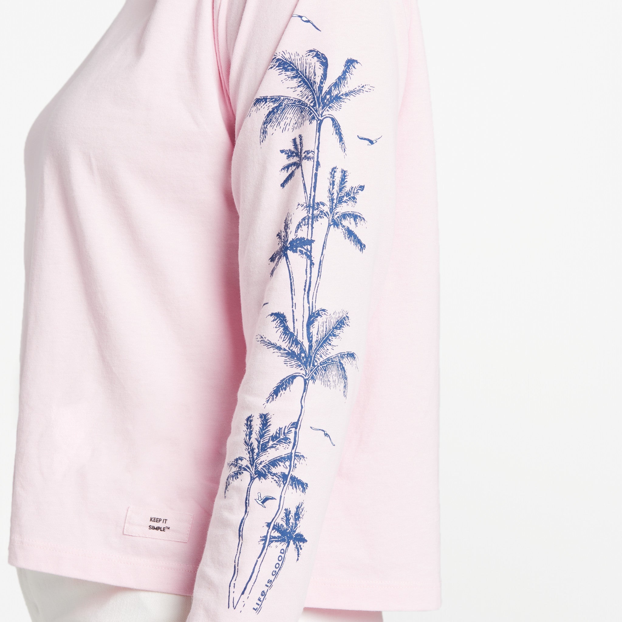 Women's Here For The Palms Long Sleeve Crusher Boxy Tee