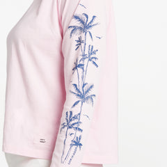 Women's Here For The Palms Long Sleeve Crusher Boxy Tee