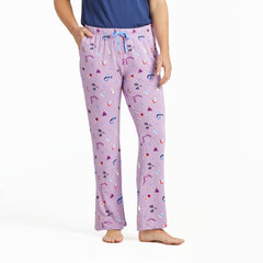 Women's Cozy Winter Pattern Lightweight Sleep Pant