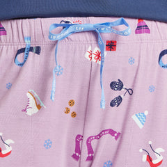 Women's Cozy Winter Pattern Lightweight Sleep Pant