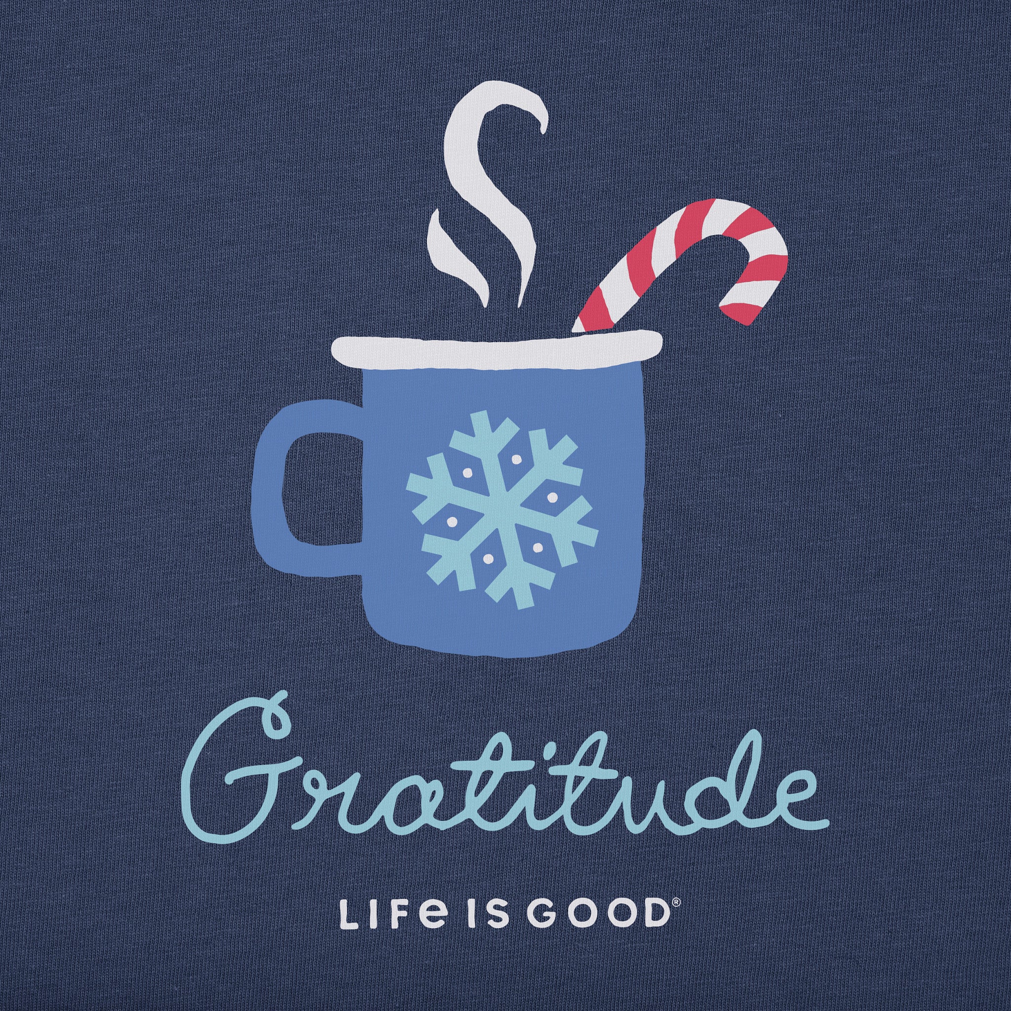 Women's Gratitude Mug Lightweight Sleep Tee