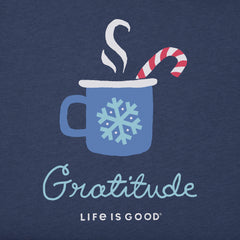 Women's Gratitude Mug Lightweight Sleep Tee