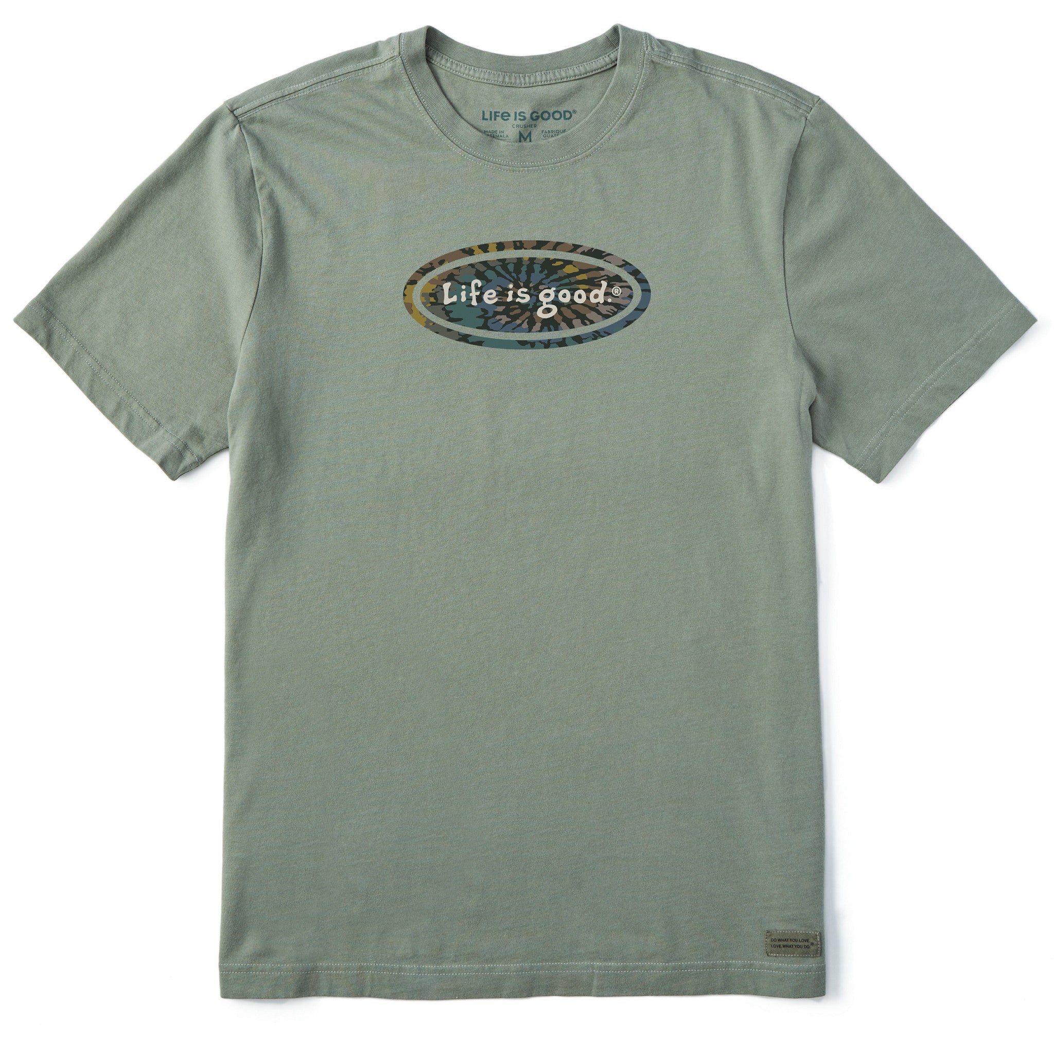 Men's Tie Dye Oval Short Sleeve Tee