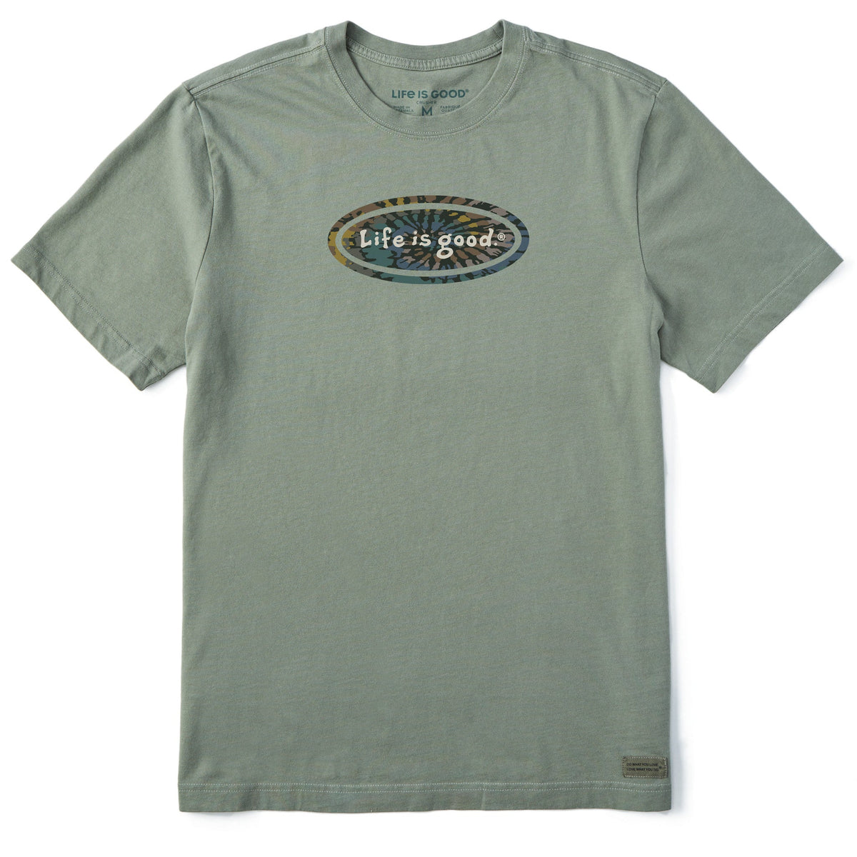 Men's Tie Dye Oval Short Sleeve Tee