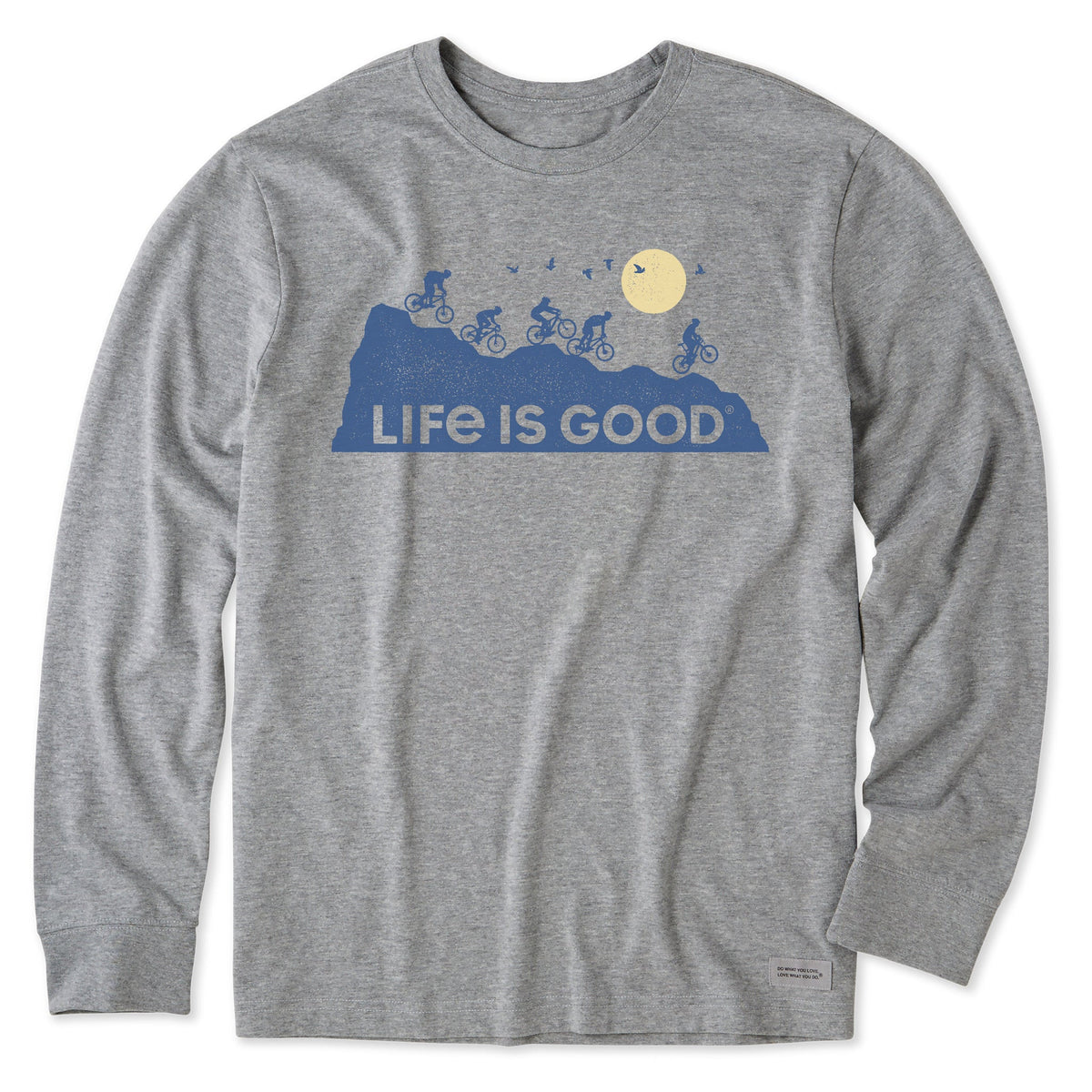 Men's Ride On And On Long Sleeve Crusher Tee