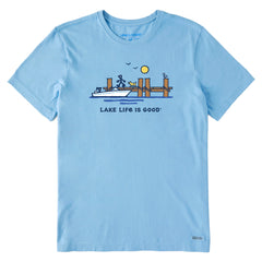 Men's Dock Lake Life is Good Short Sleeve Tee
