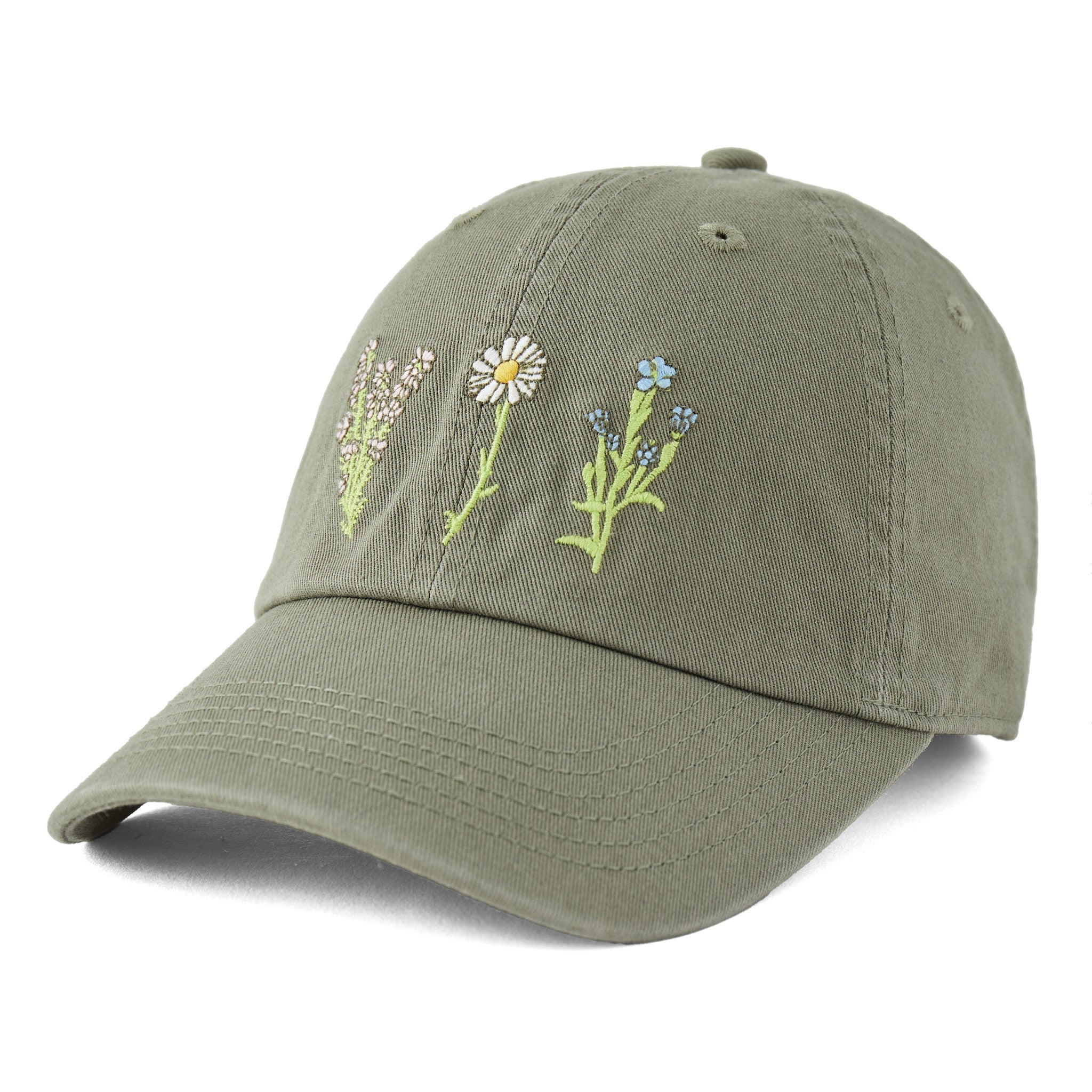 Adult Unisex Detailed Wildflowers Chill Cap
