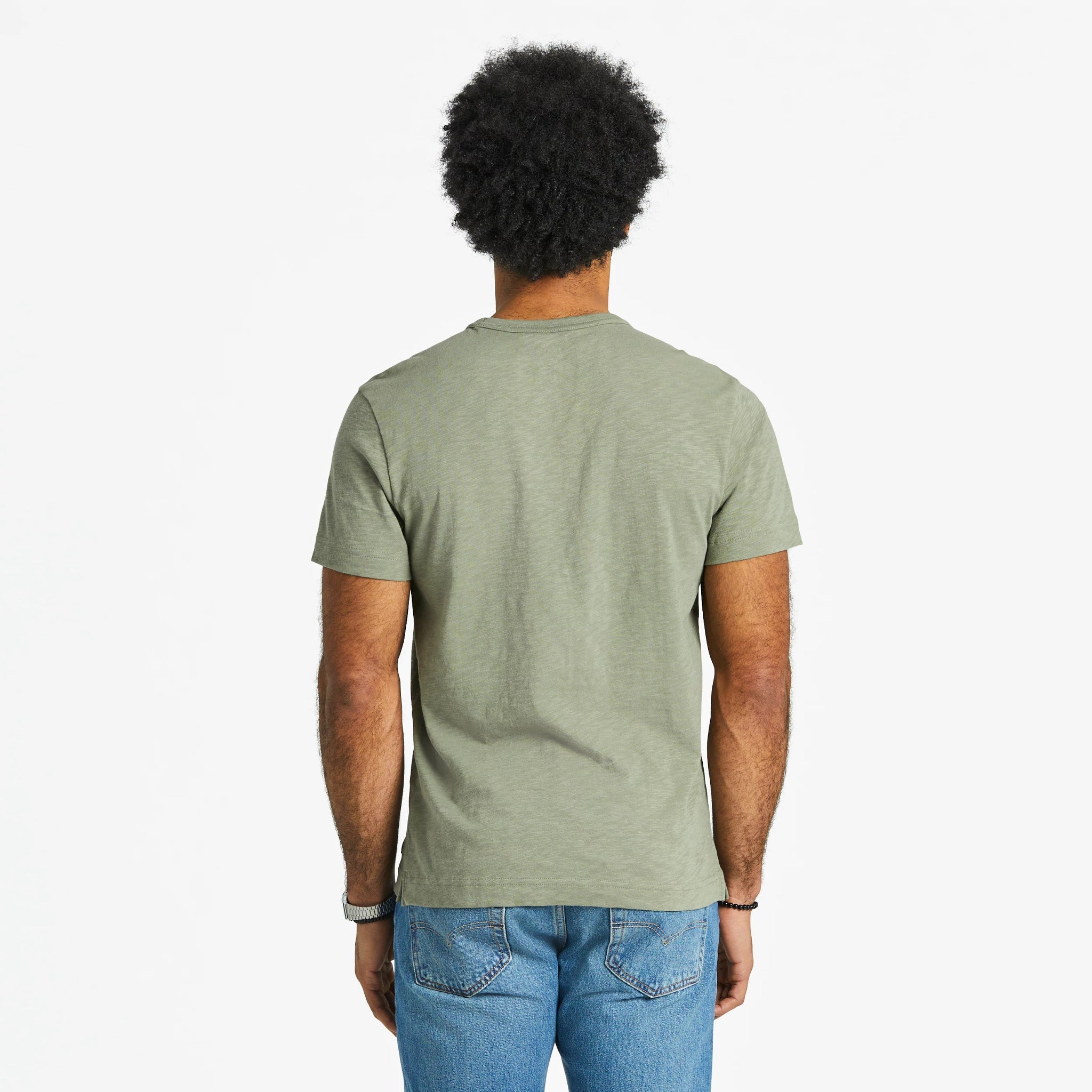 Men's I Like Crafts Label Textured Slub Tee