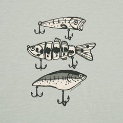 Men's Hooks and Tackle Textured Slub Tee
