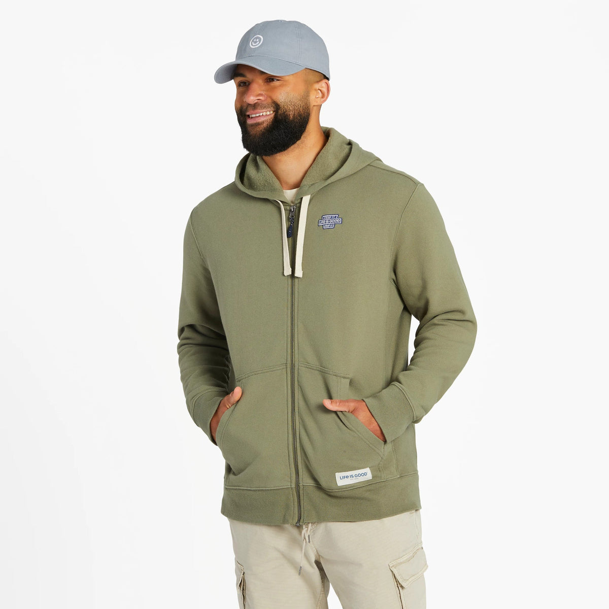 Men's Keep it Simple Sign Simply True Fleece Zip Hoodie