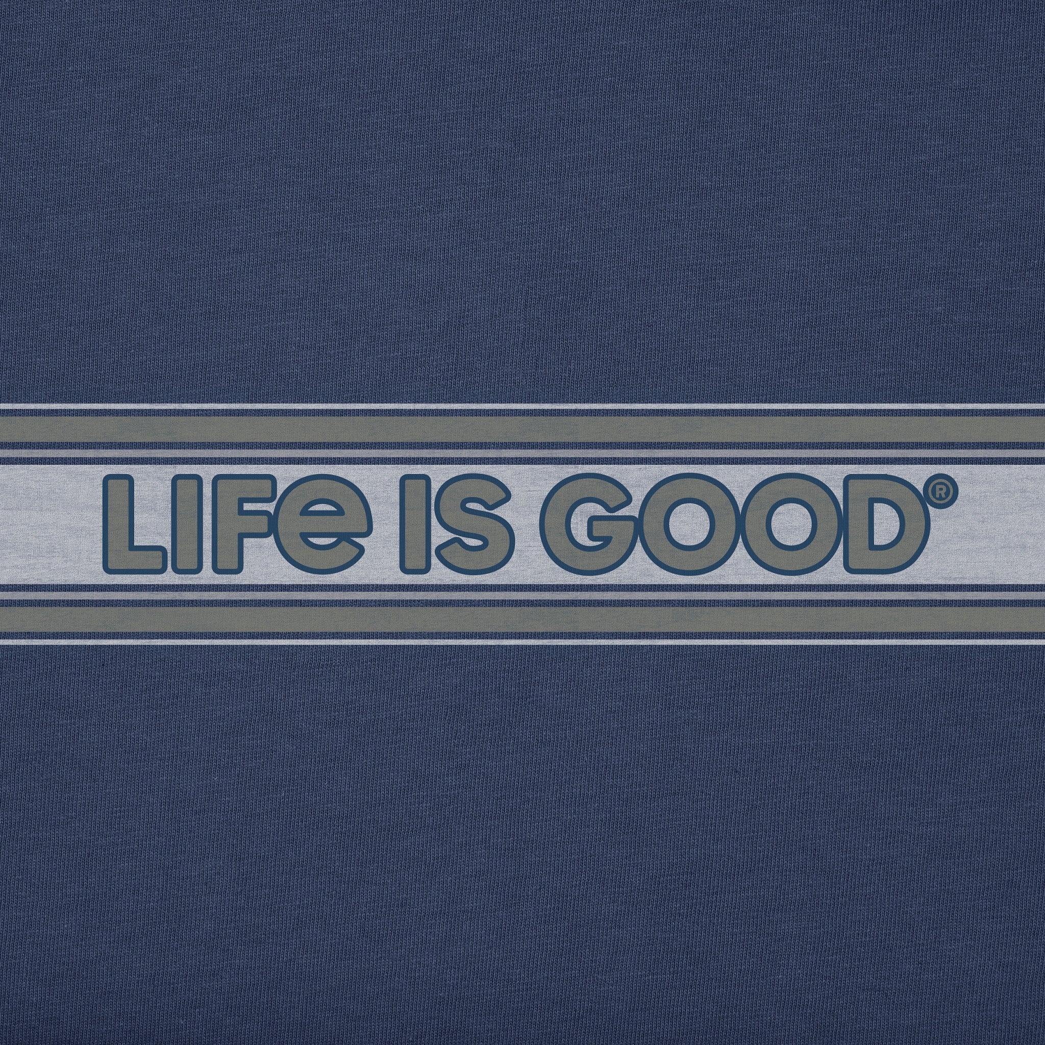 Men's LIG Stripes on Stripes Simply True Fleece Crew