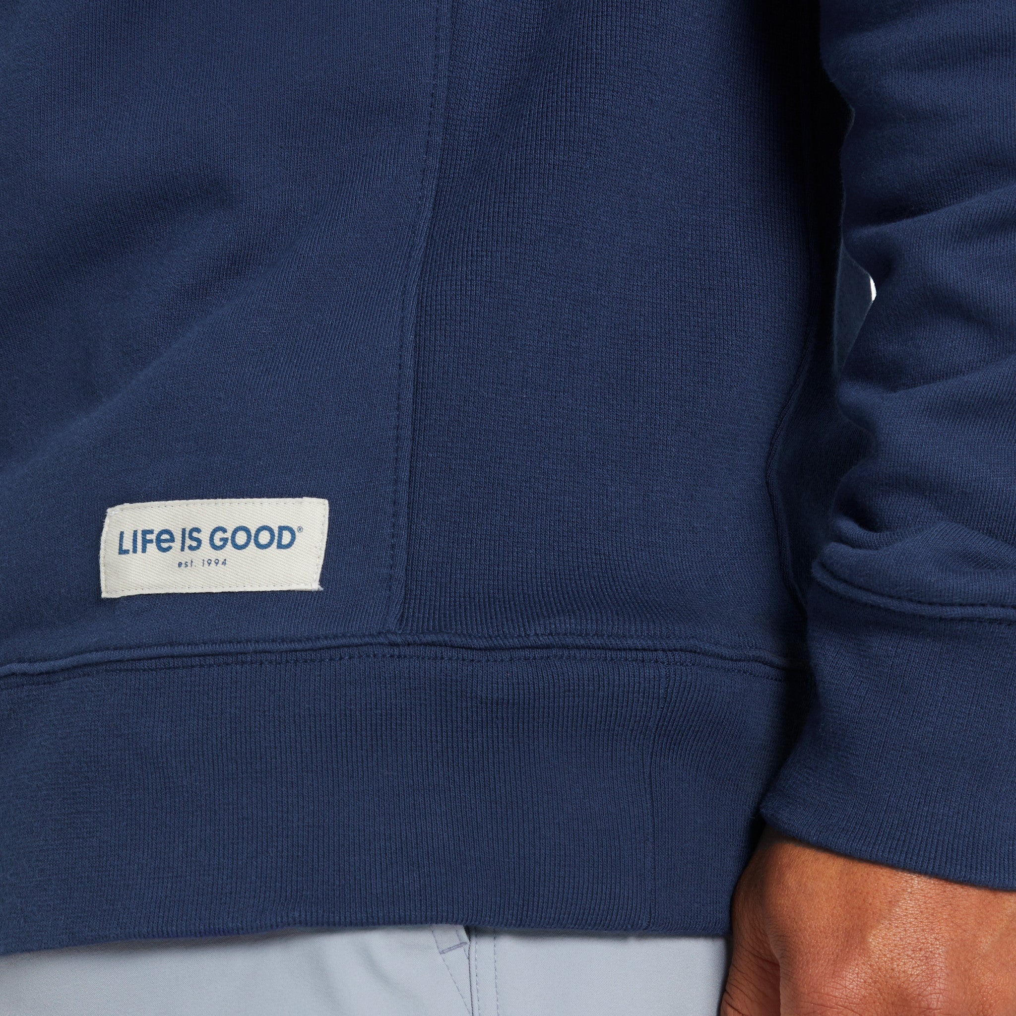 Men's LIG Stripes on Stripes Simply True Fleece Crew