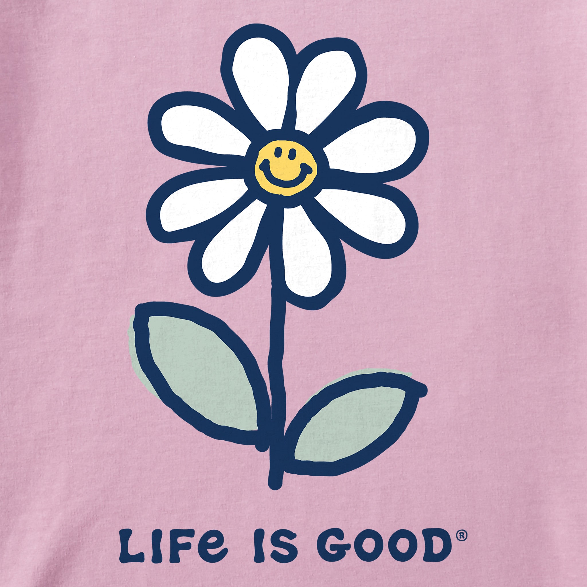 Kids Smile Daisy Short Sleeve Crusher Tee