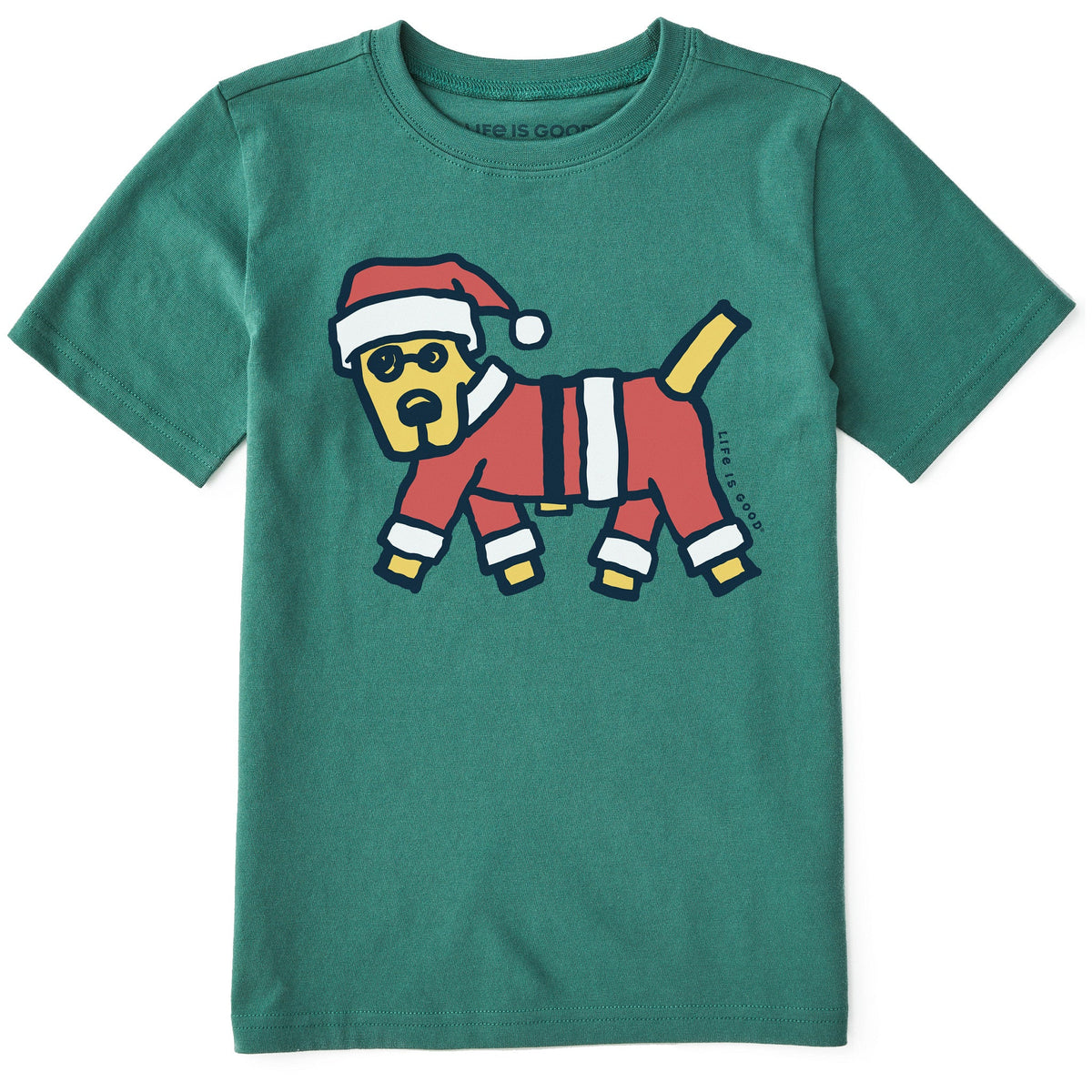 Kids Rocket Santa Suit Short Sleeve Crusher Tee