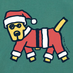 Kids Rocket Santa Suit Short Sleeve Crusher Tee