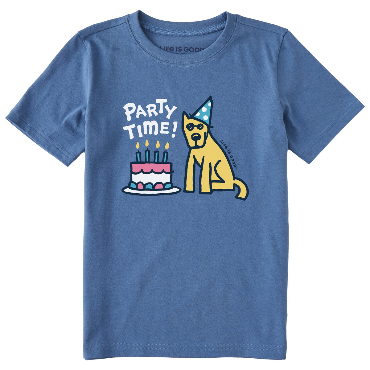 Kids Rocket Party Time Short Sleeve Crusher Tee