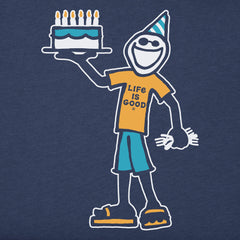 Men's Jake Birthday Short Sleeve Crusher Tee