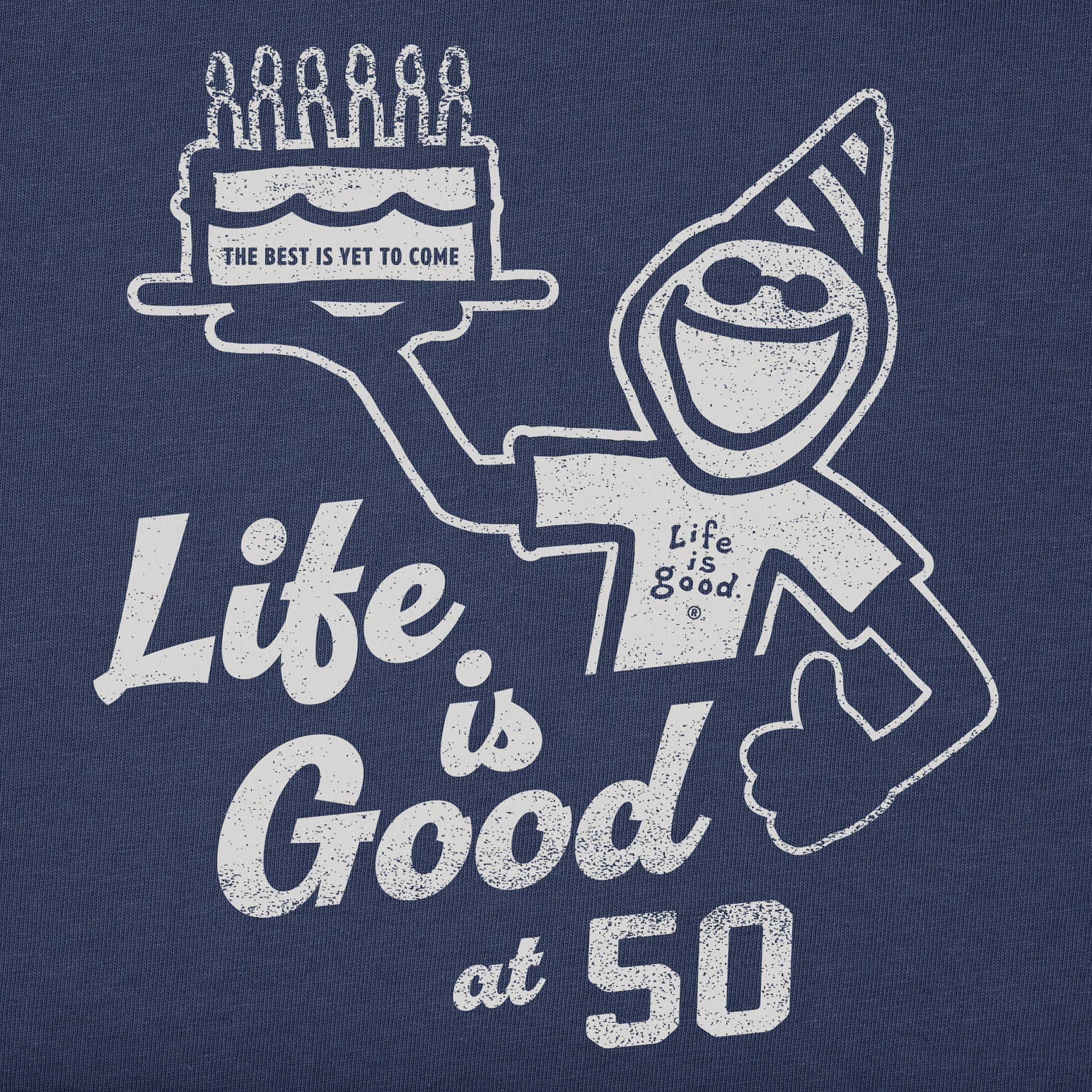 Men's Matchbook Jake 50th Birthday Short Sleeve Crusher Tee
