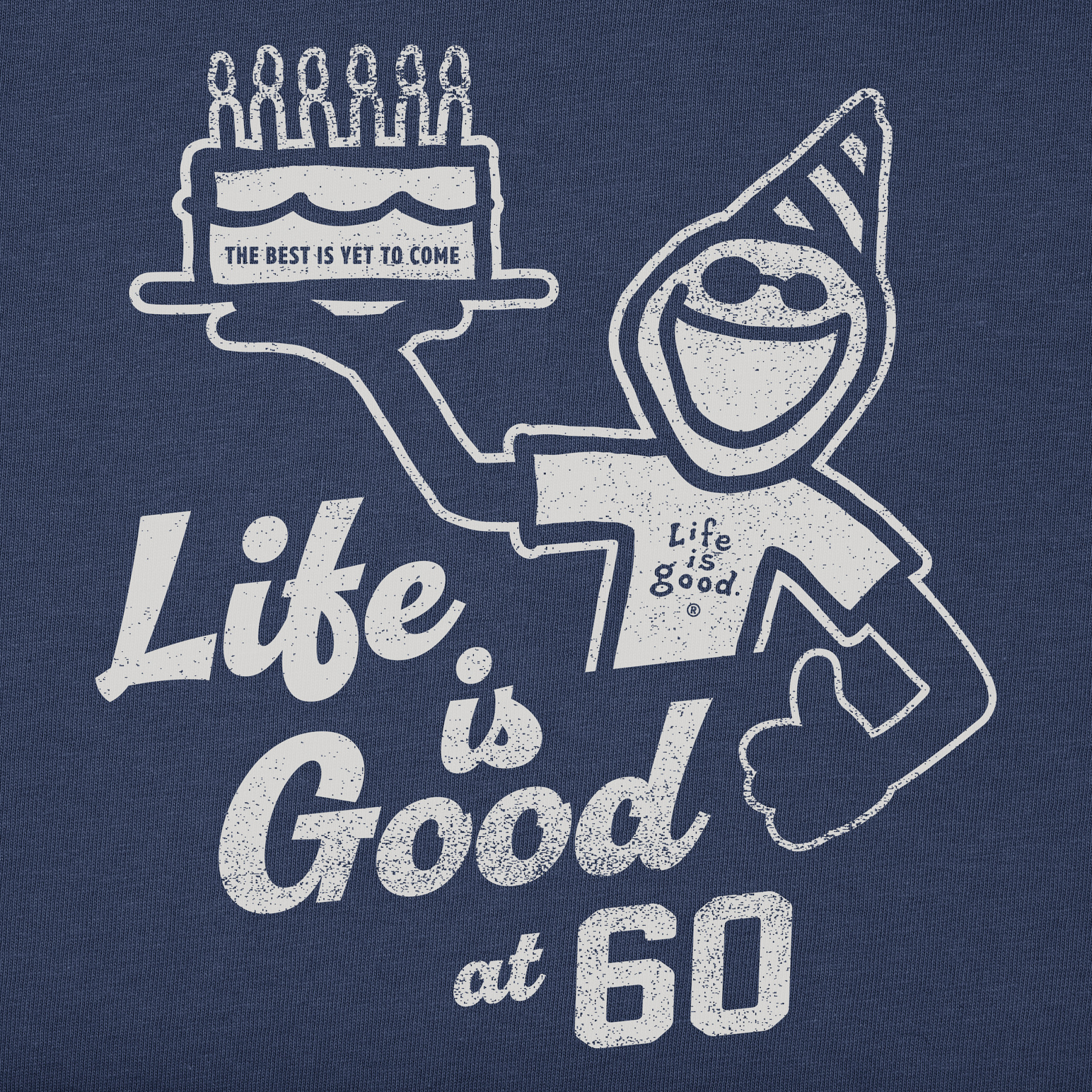 Men's Matchbook Jake 60th Birthday Short Sleeve Crusher Tee