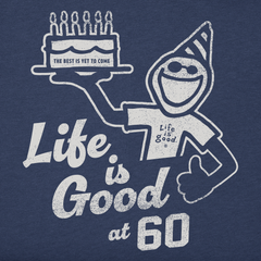 Men's Matchbook Jake 60th Birthday Short Sleeve Crusher Tee